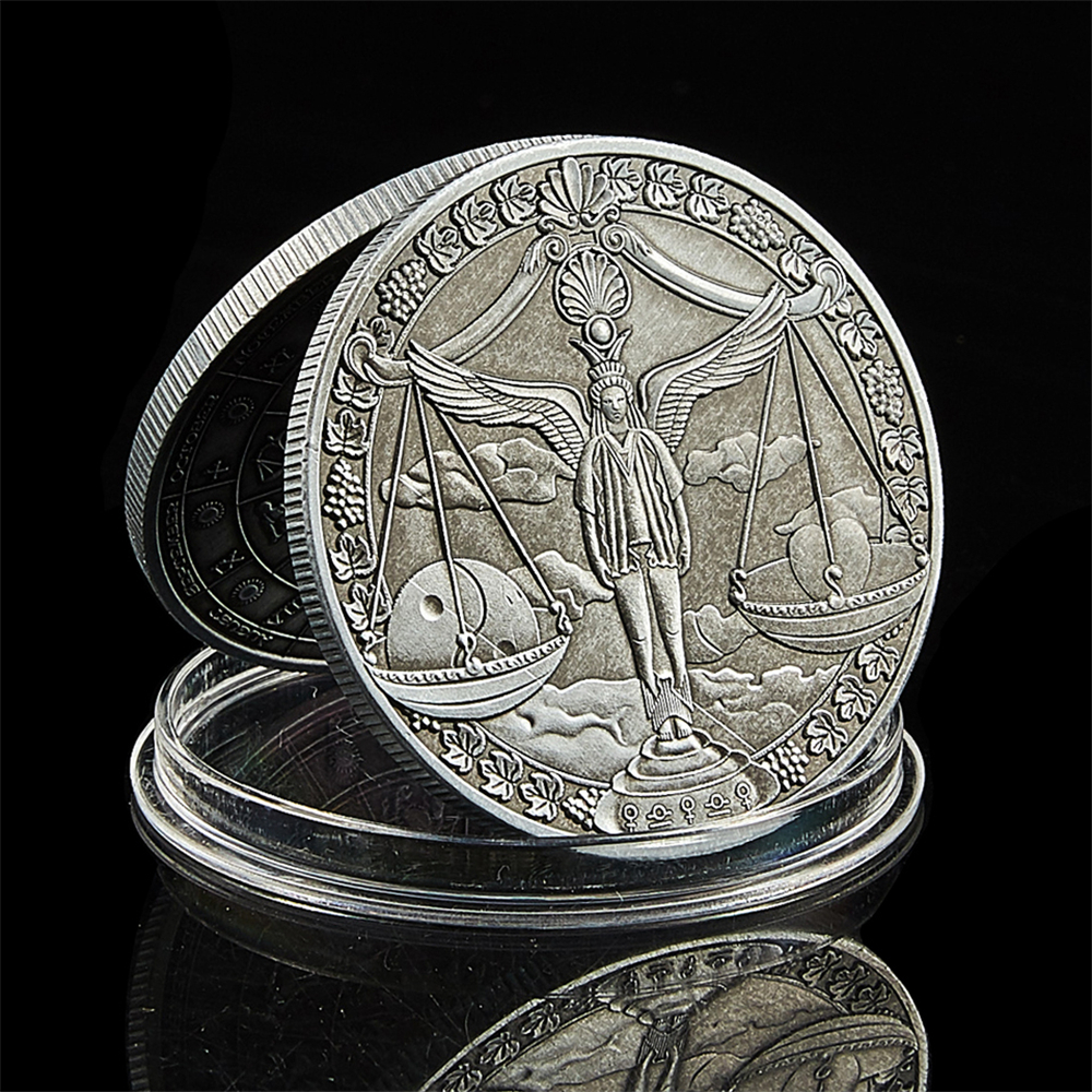 Vintage Collectible Coins - Vintage Western 12 Constellation Astrology Libra
