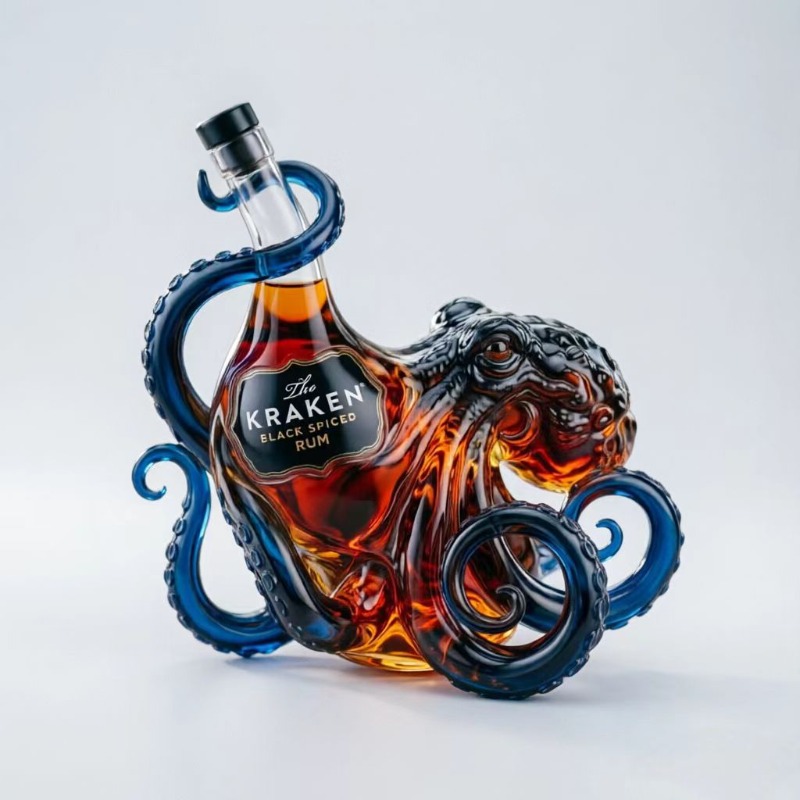 Whiskey Decanter, Sea Monster  - Vintage Collectible Glassware reseña y precio