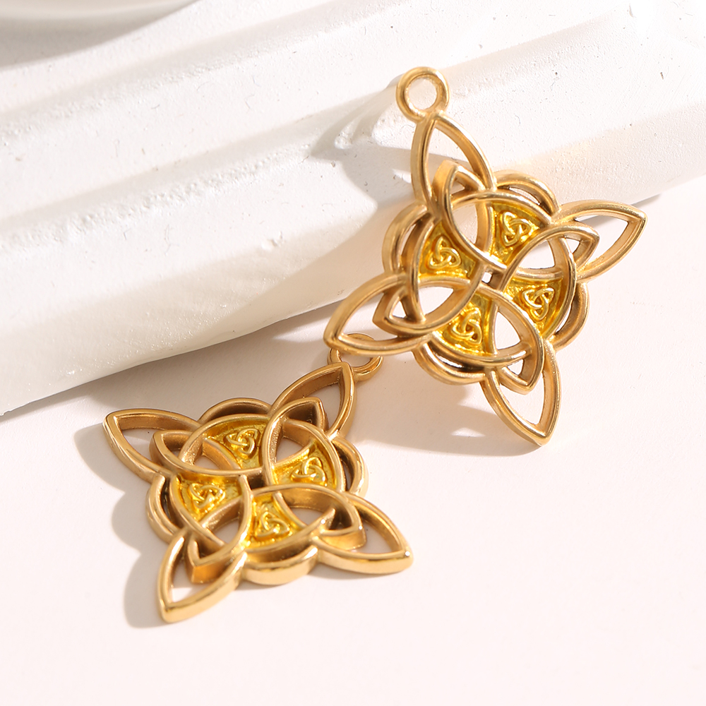 1-3PCS Gold Plated Celtic Knot - Vintage Necklace reseña y precio
