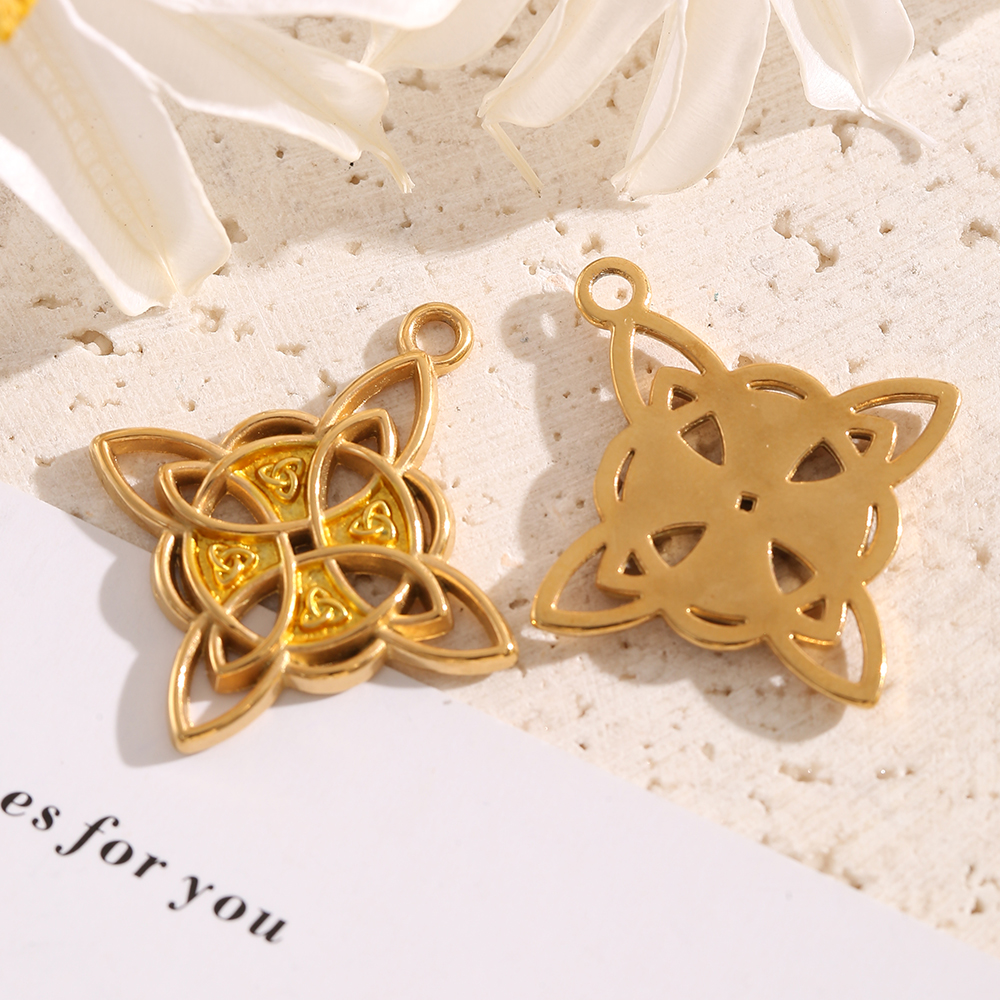 1-3PCS Gold Plated Celtic Knot - Vintage Necklace reseña y precio