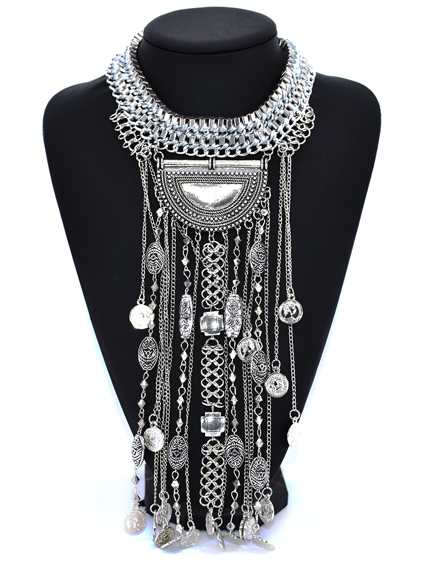 Classic Boho Ethnic Statement  - Vintage Collectible Coins reseña y precio
