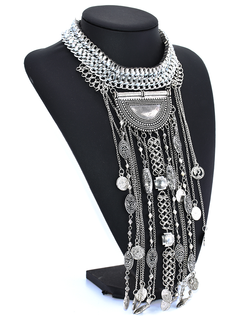 Classic Boho Ethnic Statement  - Vintage Collectible Coins reseña y precio