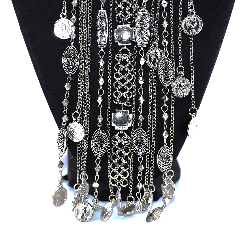 Classic Boho Ethnic Statement  - Vintage Collectible Coins reseña y precio