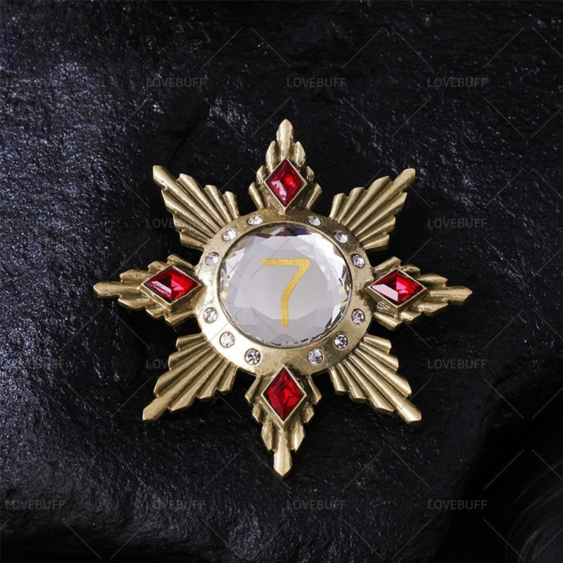 Golden Star Shaped Number 7 Br - Vintage Collectible Clothing reseña y precio