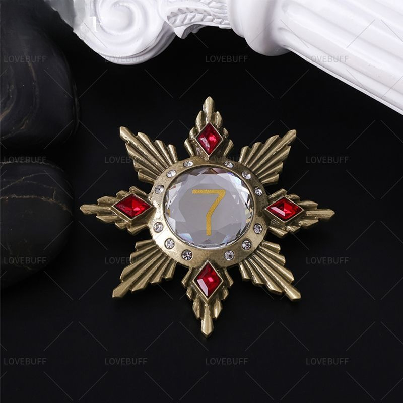Golden Star Shaped Number 7 Br - Vintage Collectible Clothing reseña y precio