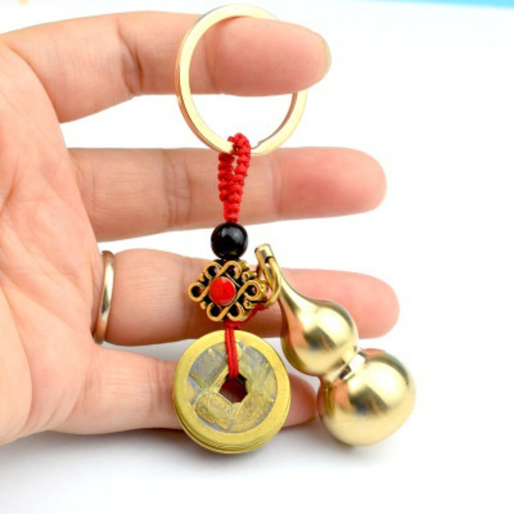 Vintage Brass Money Bag Keycha - Vintage Collectible Coins reseña y precio