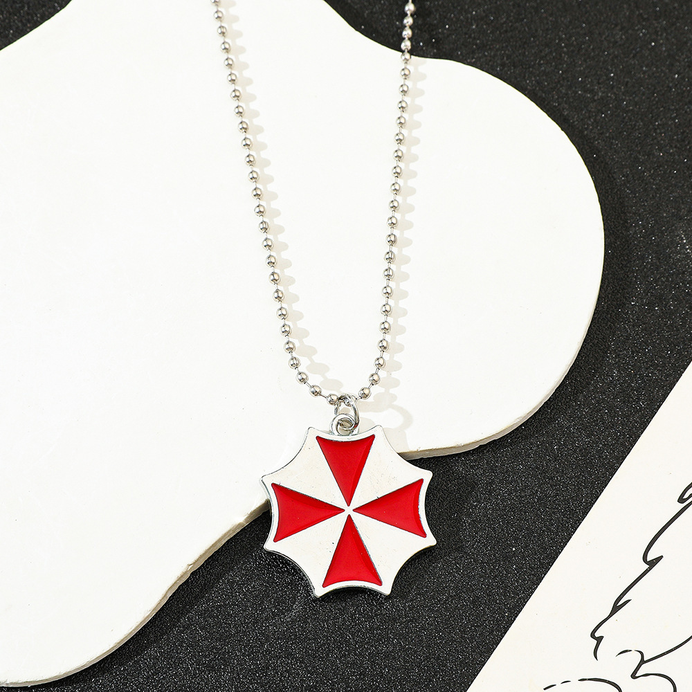 Vintage Fashion Red Umbrella P - Vintage Necklace reseña y precio