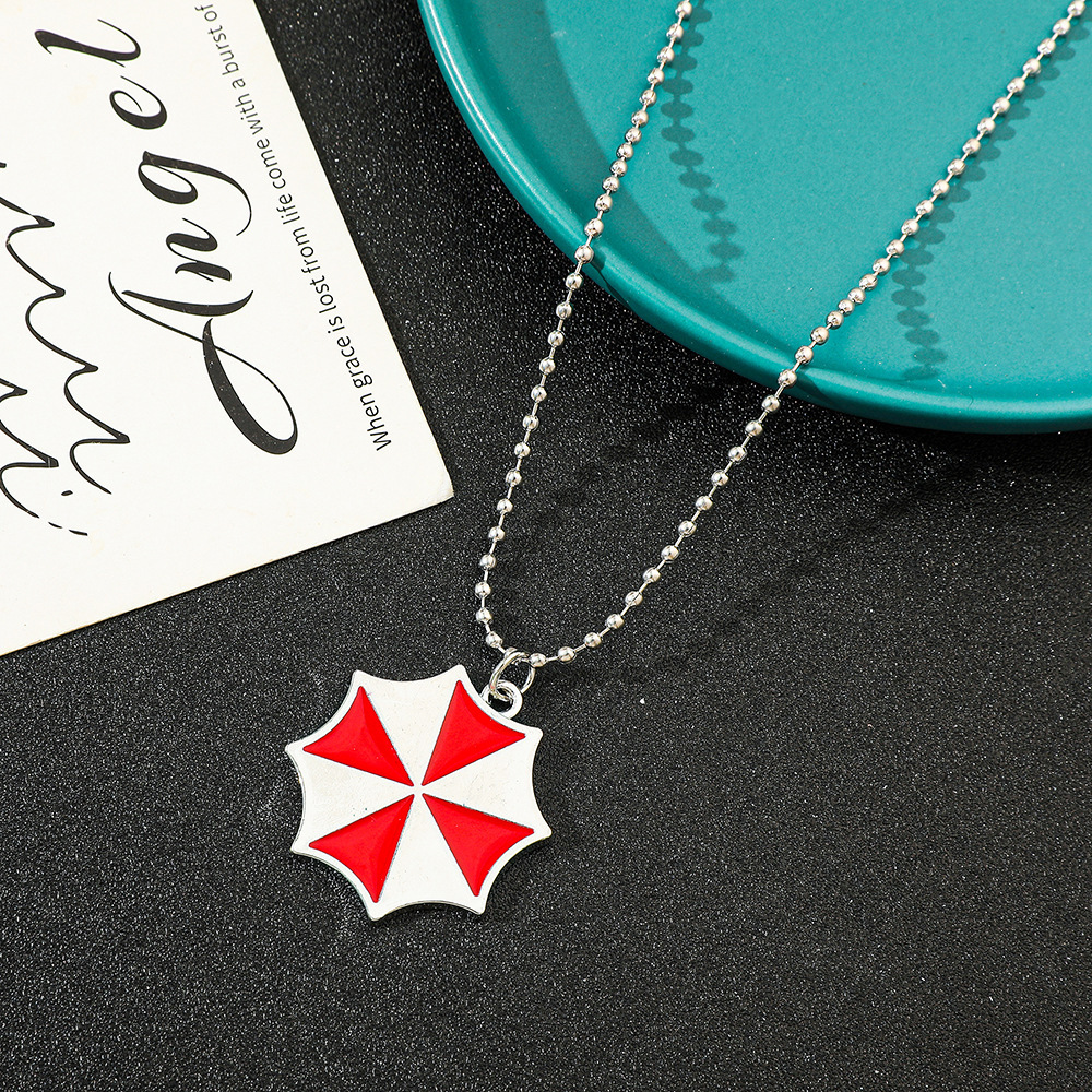 Vintage Fashion Red Umbrella P - Vintage Necklace reseña y precio