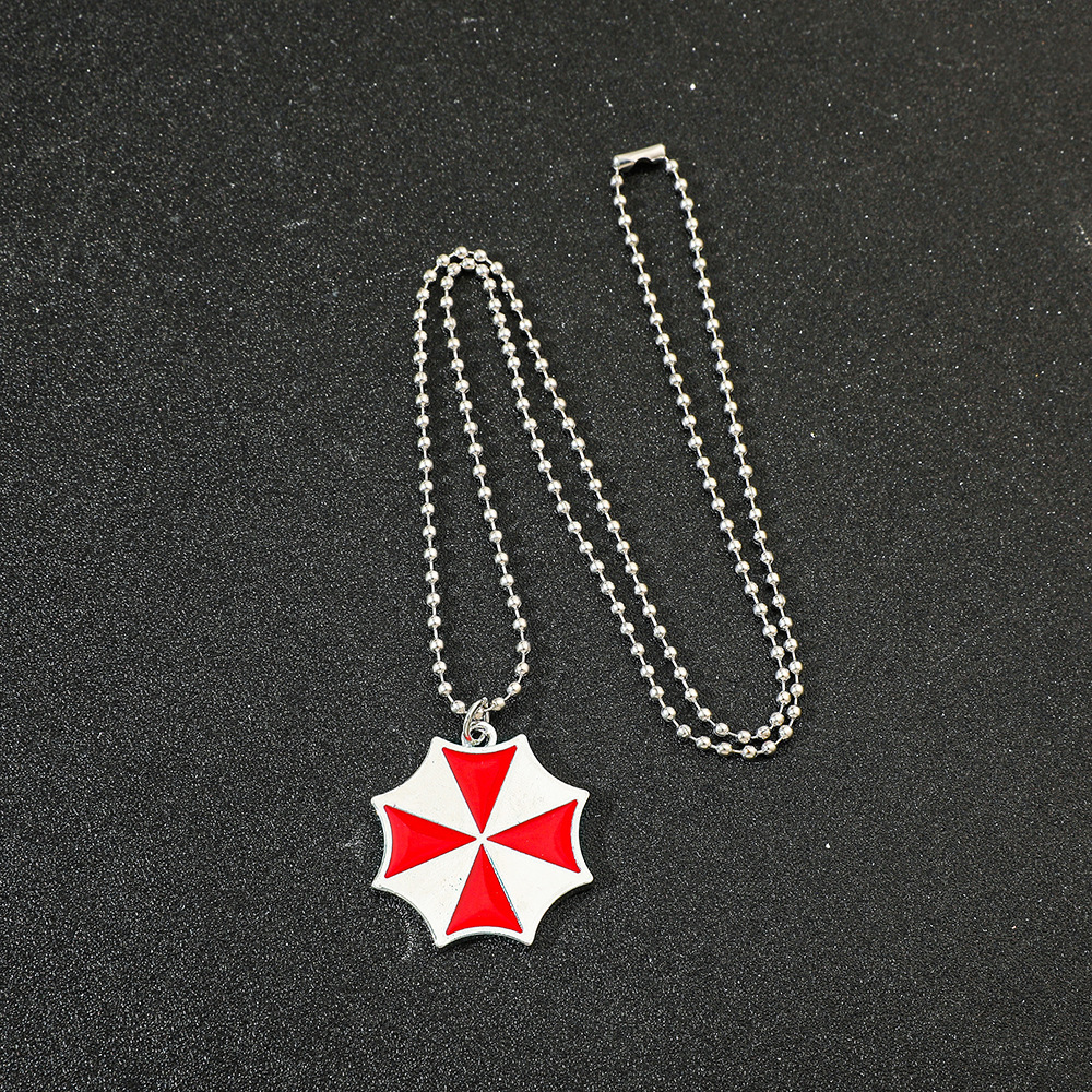 Vintage Fashion Red Umbrella P - Vintage Necklace reseña y precio