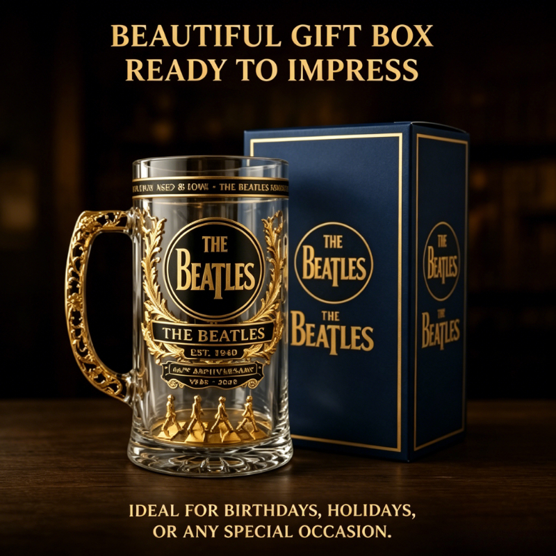 The  Beatles 66th Anniversary  - Vintage Collectible Glass reseña y precio