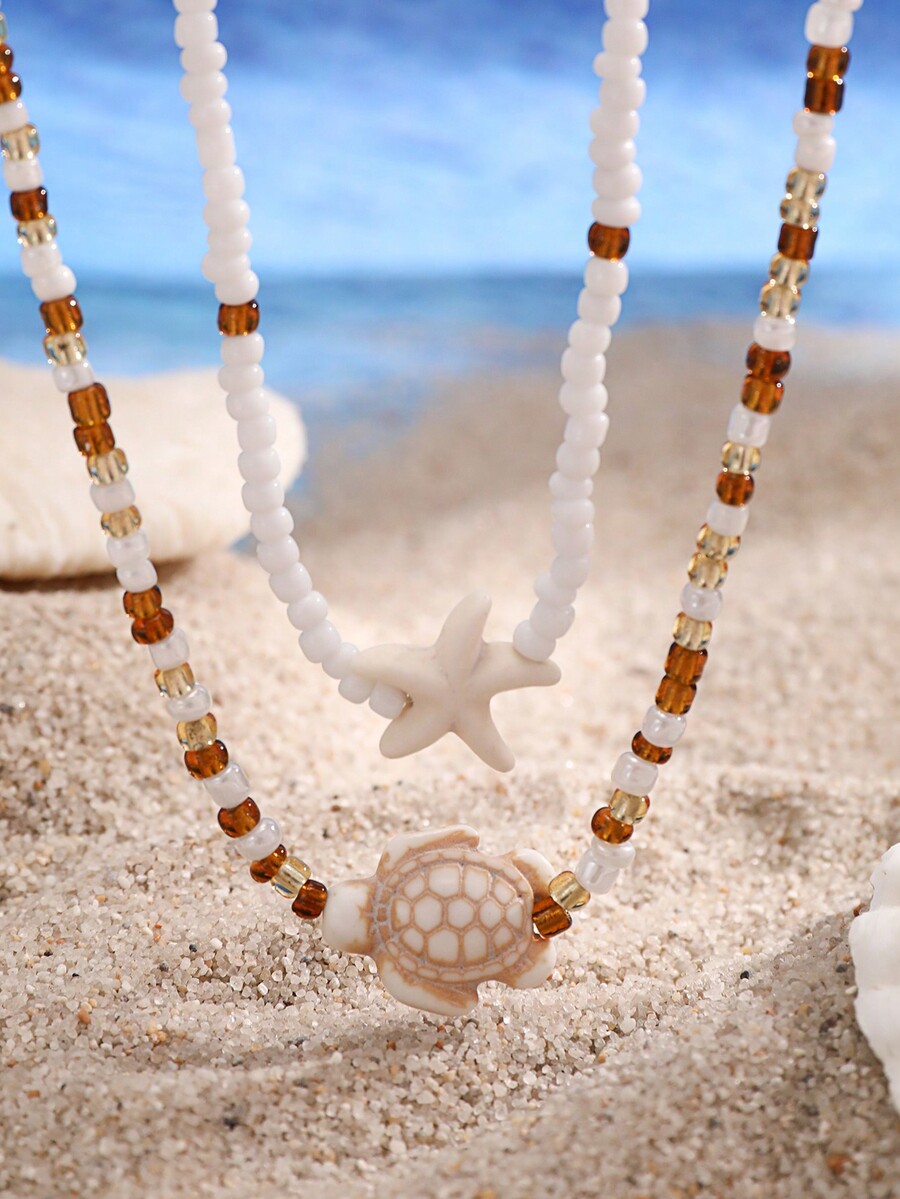 2pcs Vintage Bohemian Style St - Vintage Necklace reseña y precio