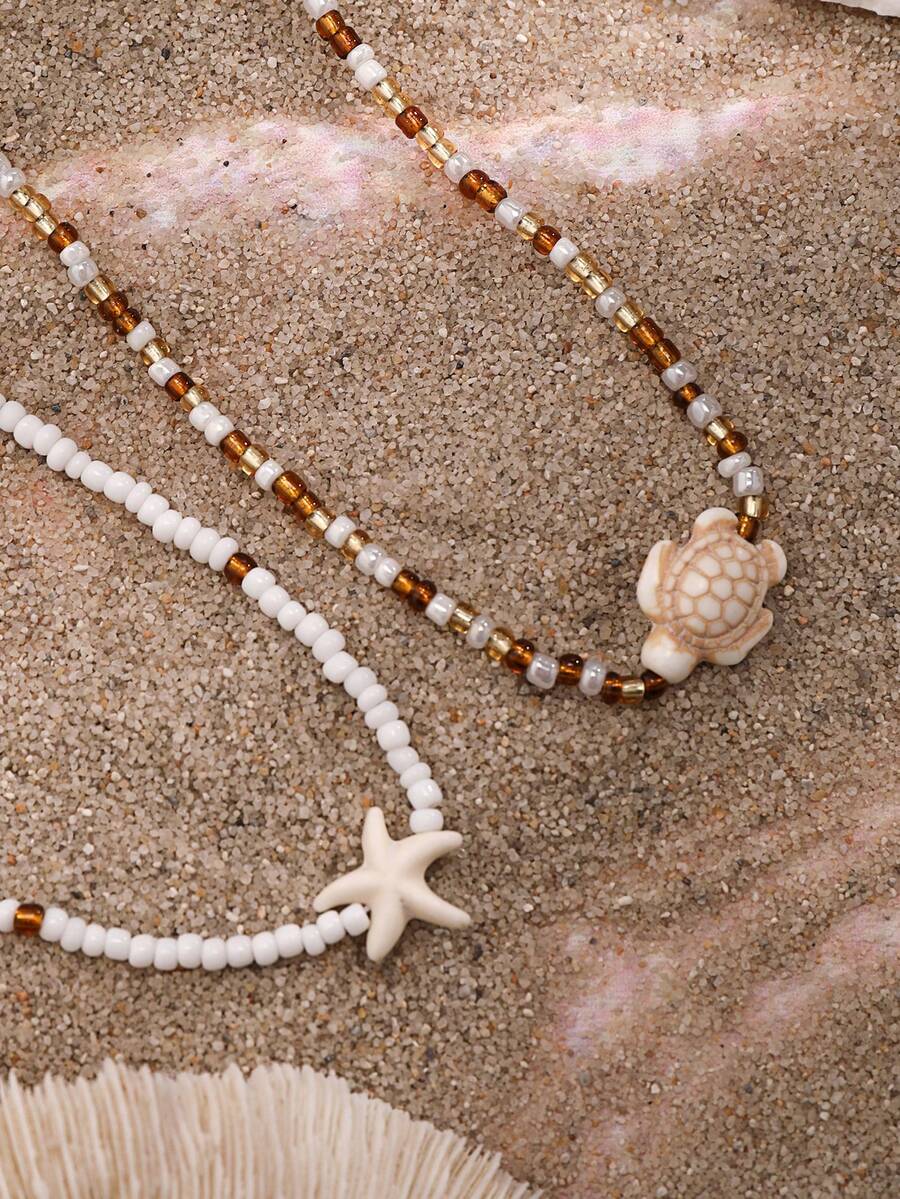 2pcs Vintage Bohemian Style St - Vintage Necklace reseña y precio