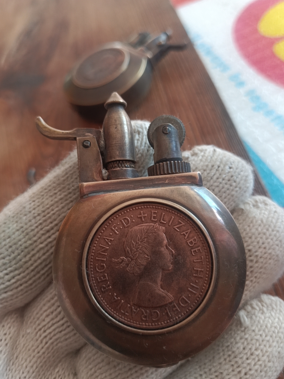 Handmade Antique Gasoline Ligh - Vintage Collectible Lighters reseña y precio