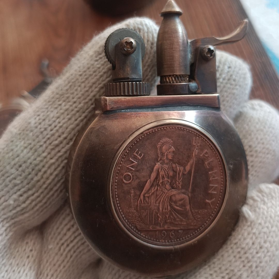 Handmade Antique Gasoline Ligh - Vintage Collectible Lighters reseña y precio