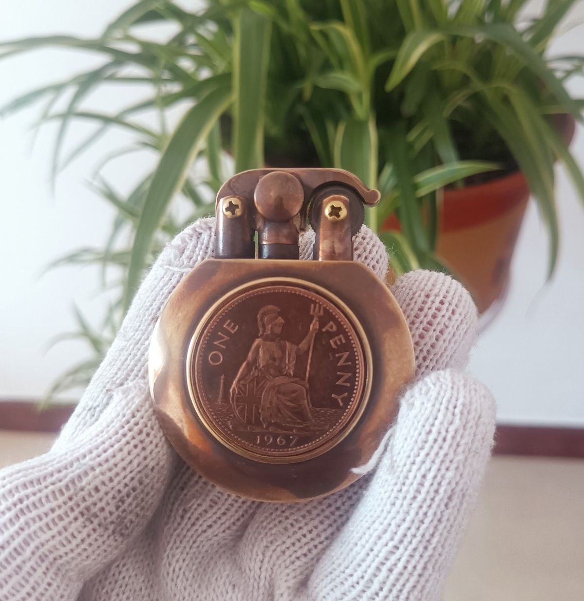 Handmade Antique Gasoline Ligh - Vintage Collectible Lighters reseña y precio