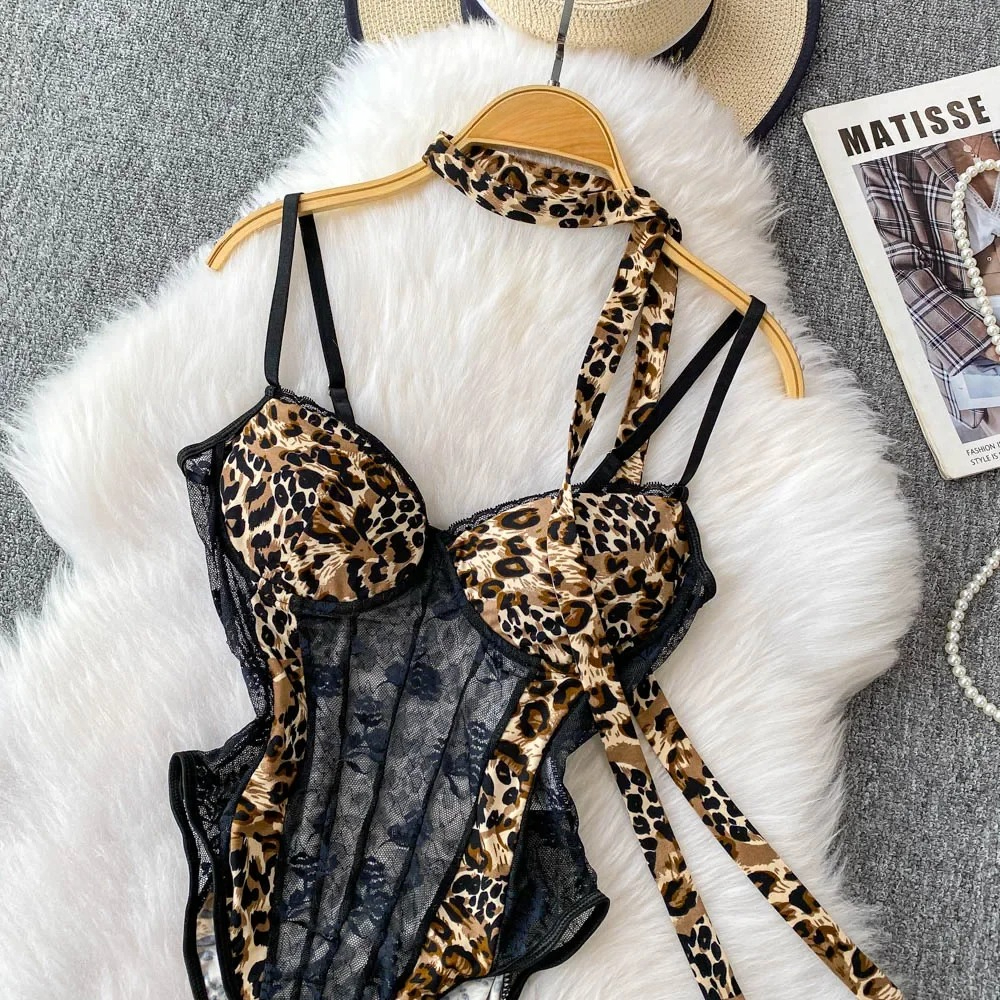 Women Hotsweet V-neck Leopard  - Vintage Necklace reseña y precio