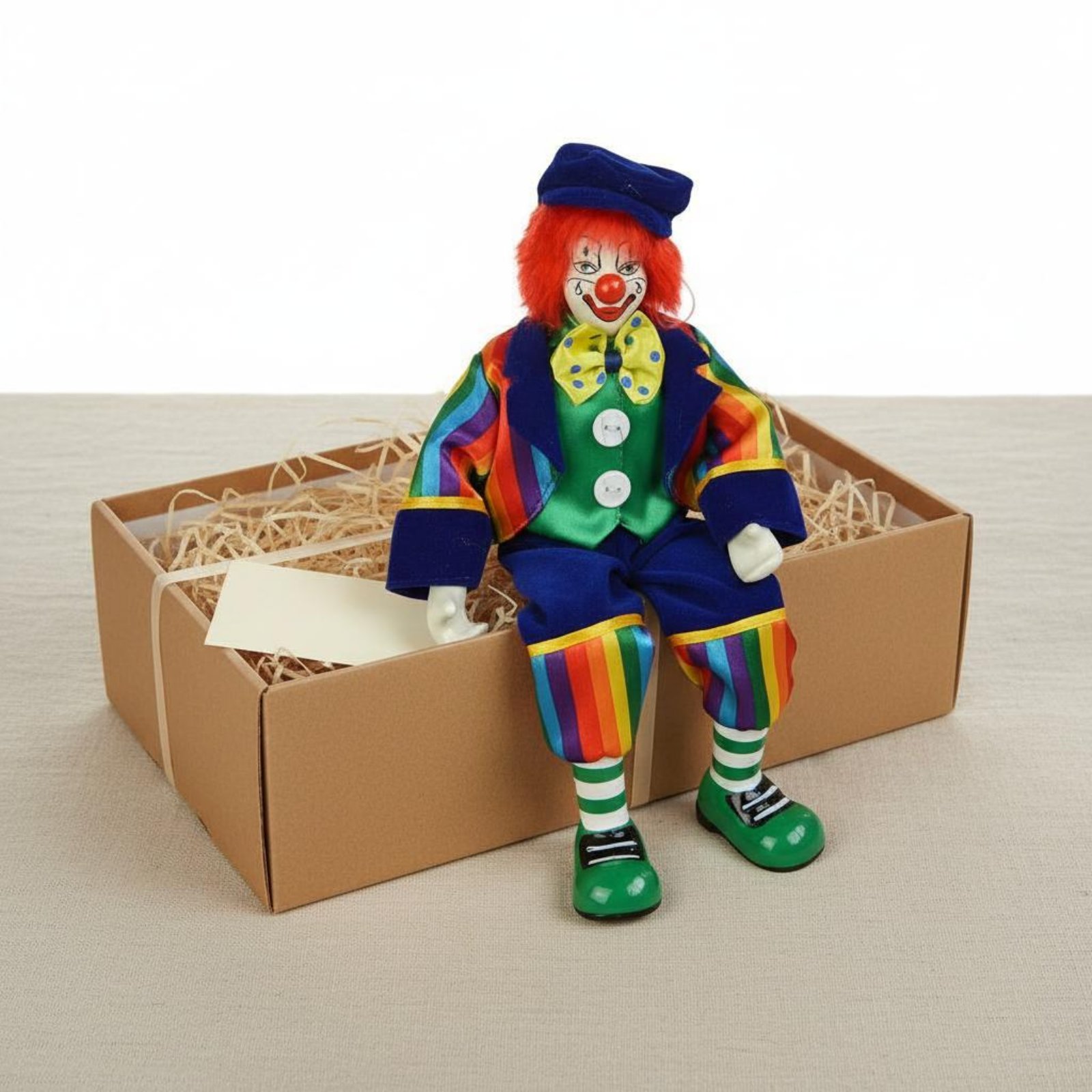 Dangling Leg Clown Doll Handma - Vintage Collectible And Vintage Dolls reseña y precio