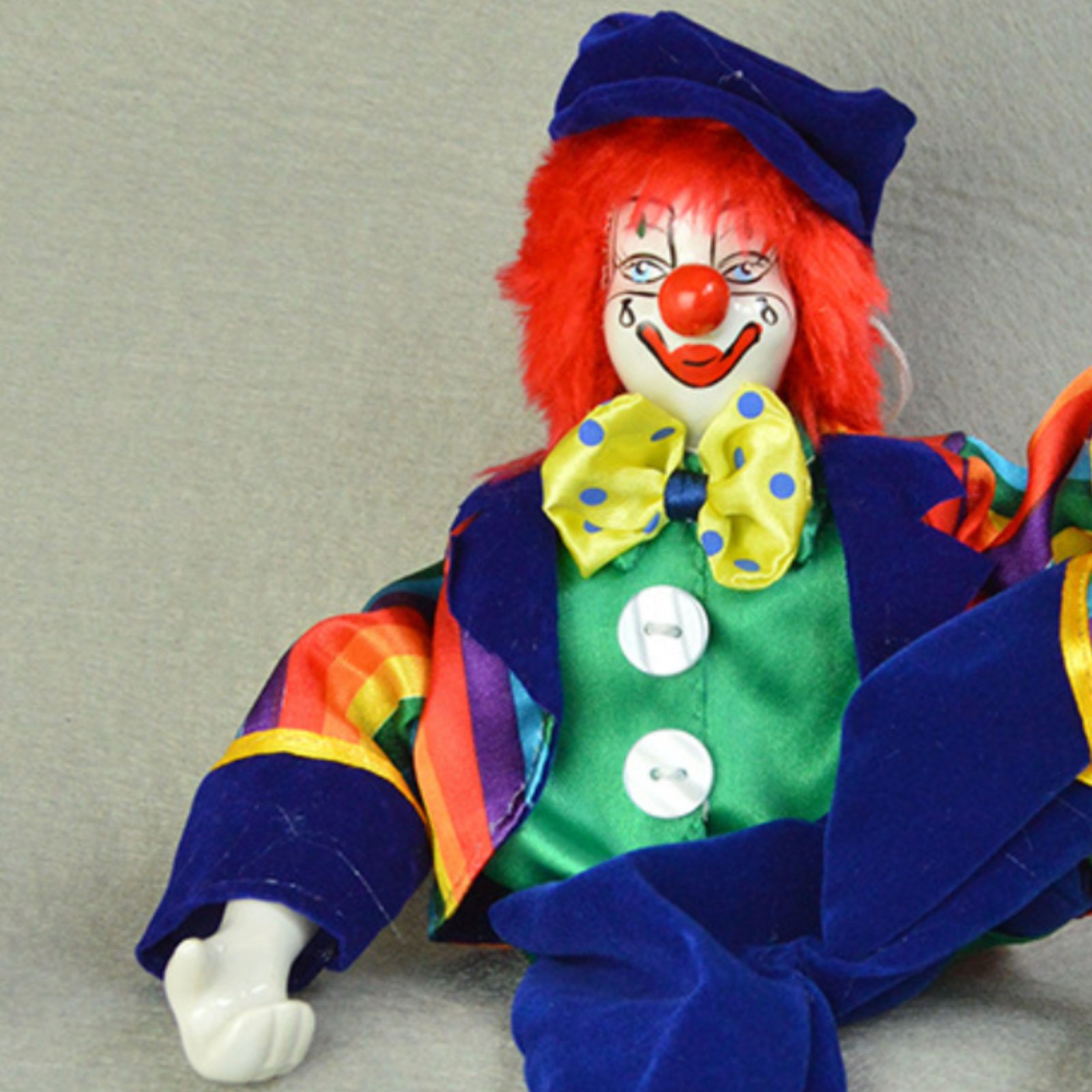 Dangling Leg Clown Doll Handma - Vintage Collectible And Vintage Dolls reseña y precio