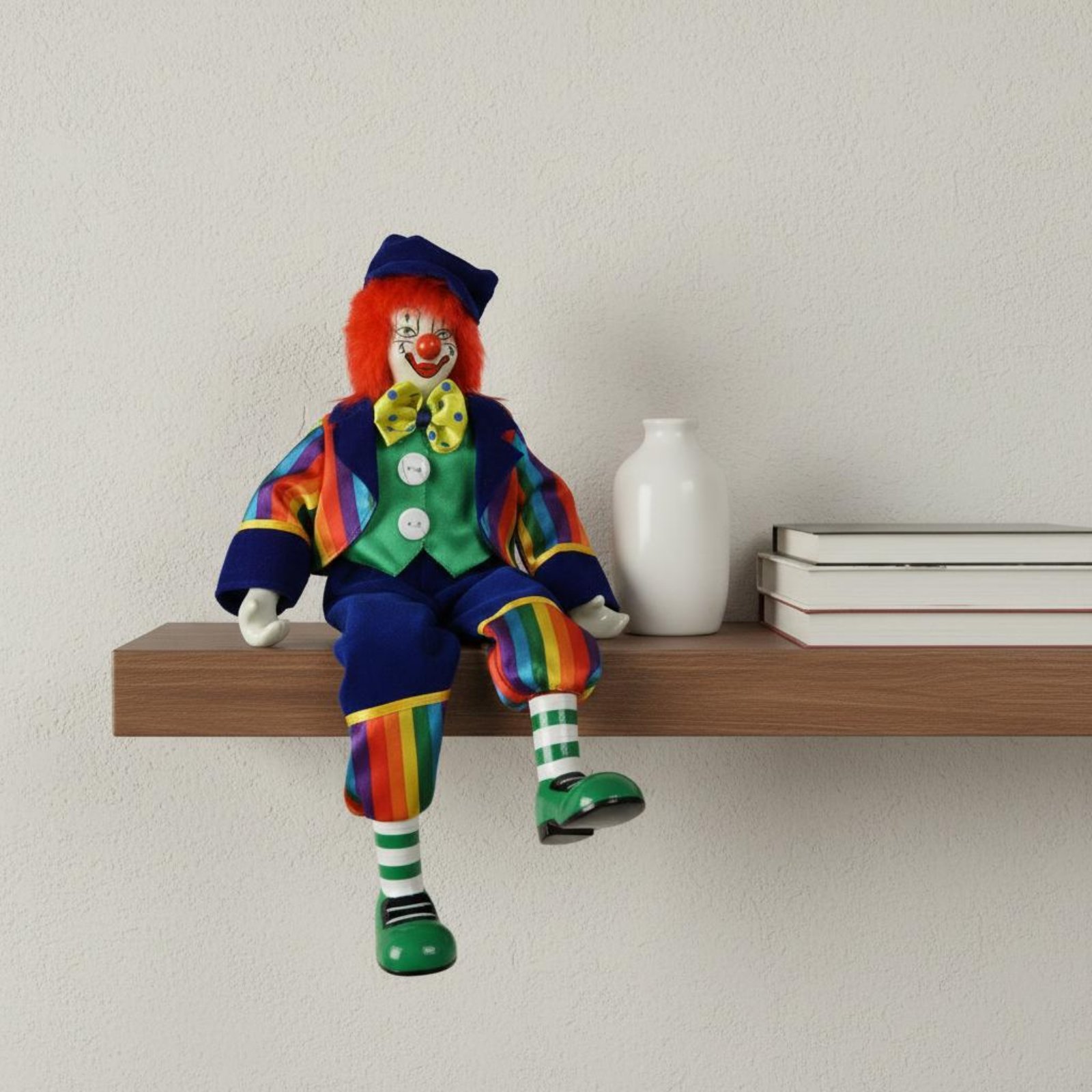 Dangling Leg Clown Doll Handma - Vintage Collectible And Vintage Dolls reseña y precio