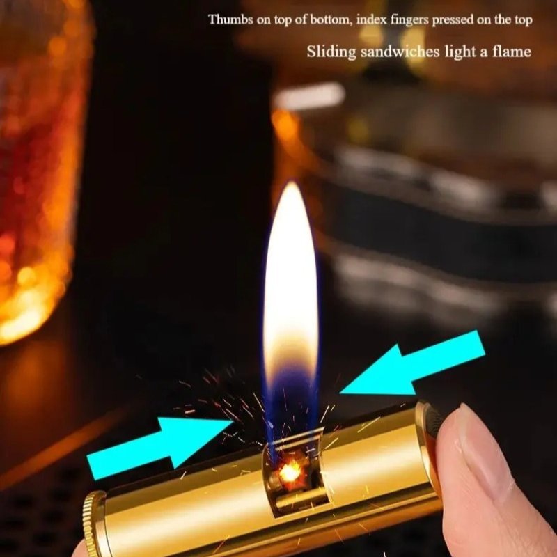 Vintage Pure Brass Cylinder Oi - Vintage Collectible Lighters reseña y precio