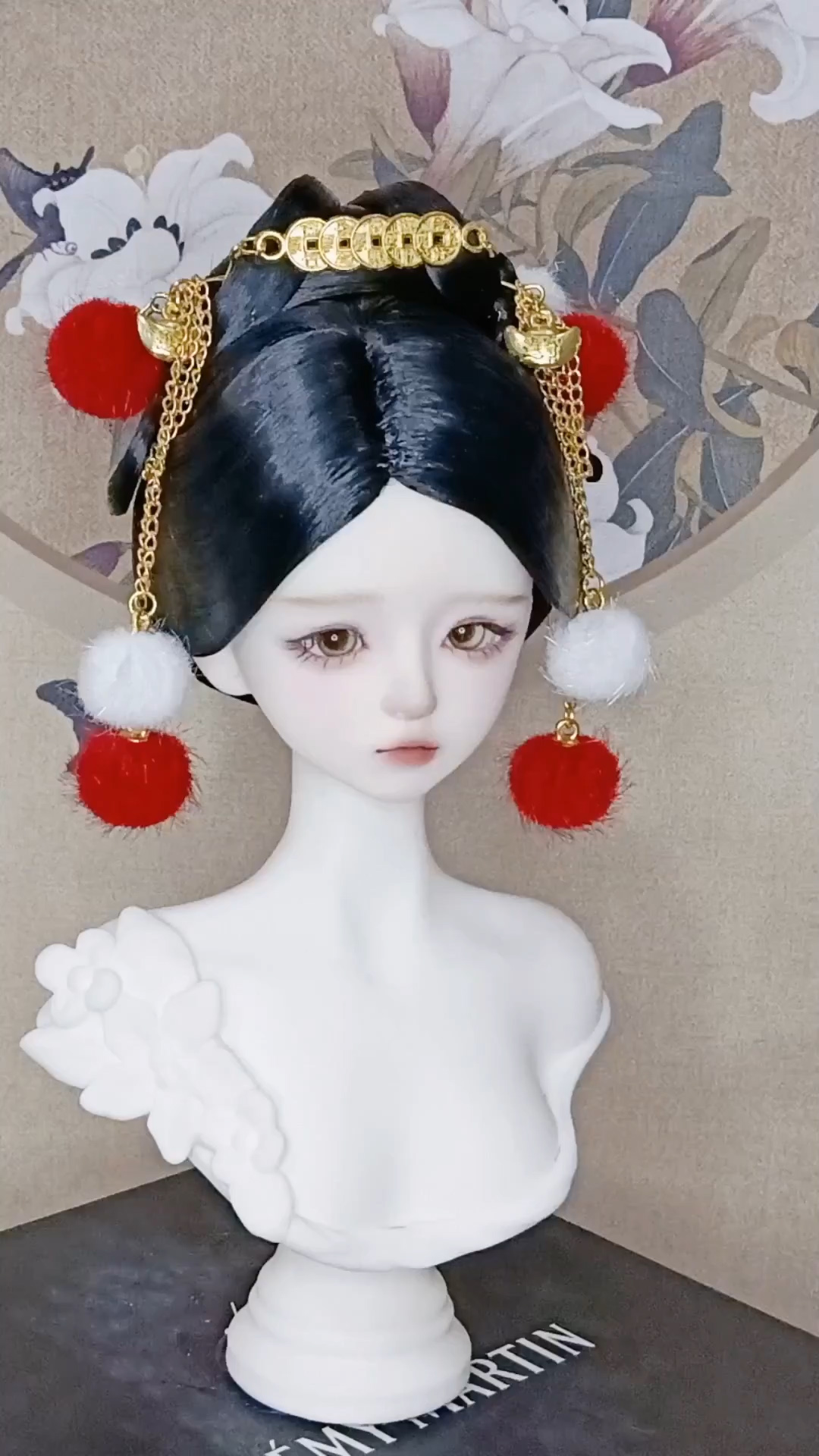 1/4 1/3 Scale BJD Doll Wig Anc - Vintage Collectible And Vintage Dolls reseña y precio