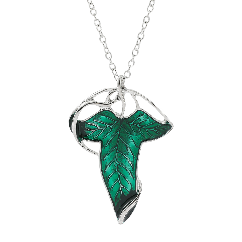 Vintage Green Leaf Pendant Nec - Vintage Necklace reseña y precio