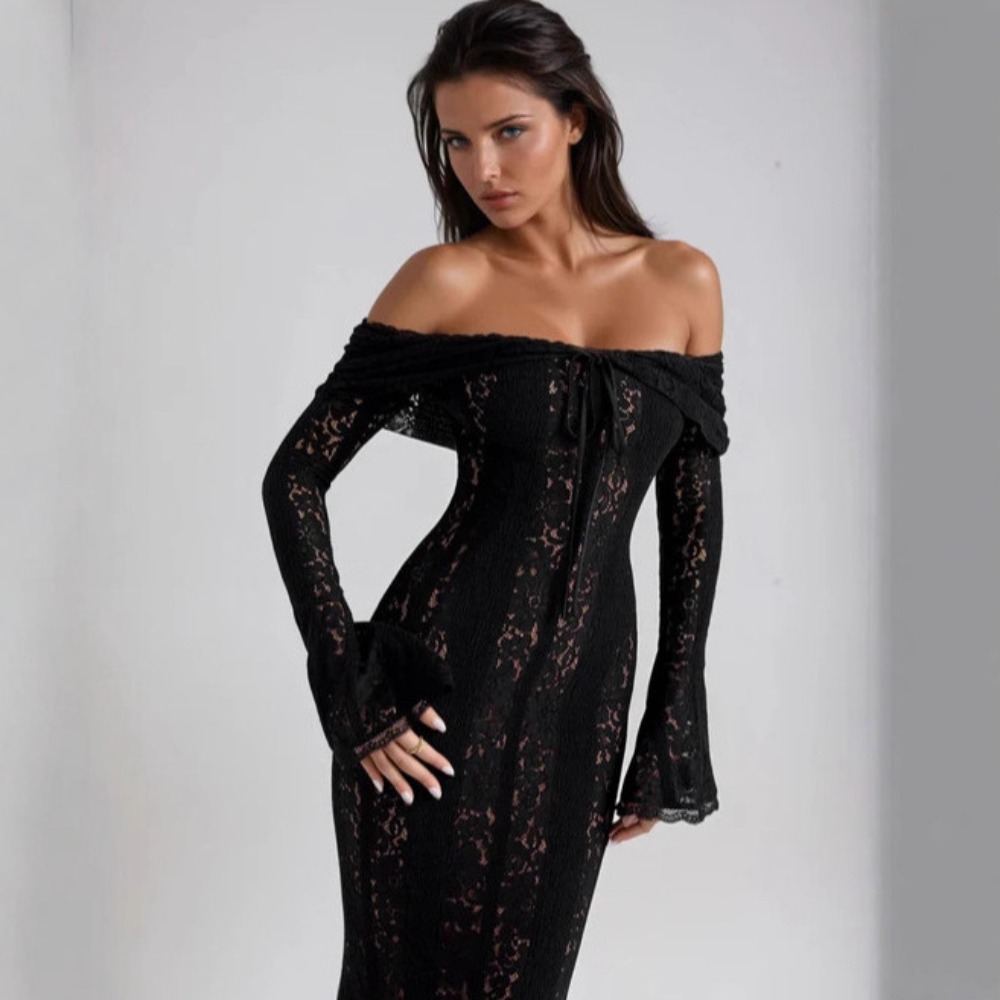 Dress Vintage Hollow Out Flora - Vintage Necklace reseña y precio