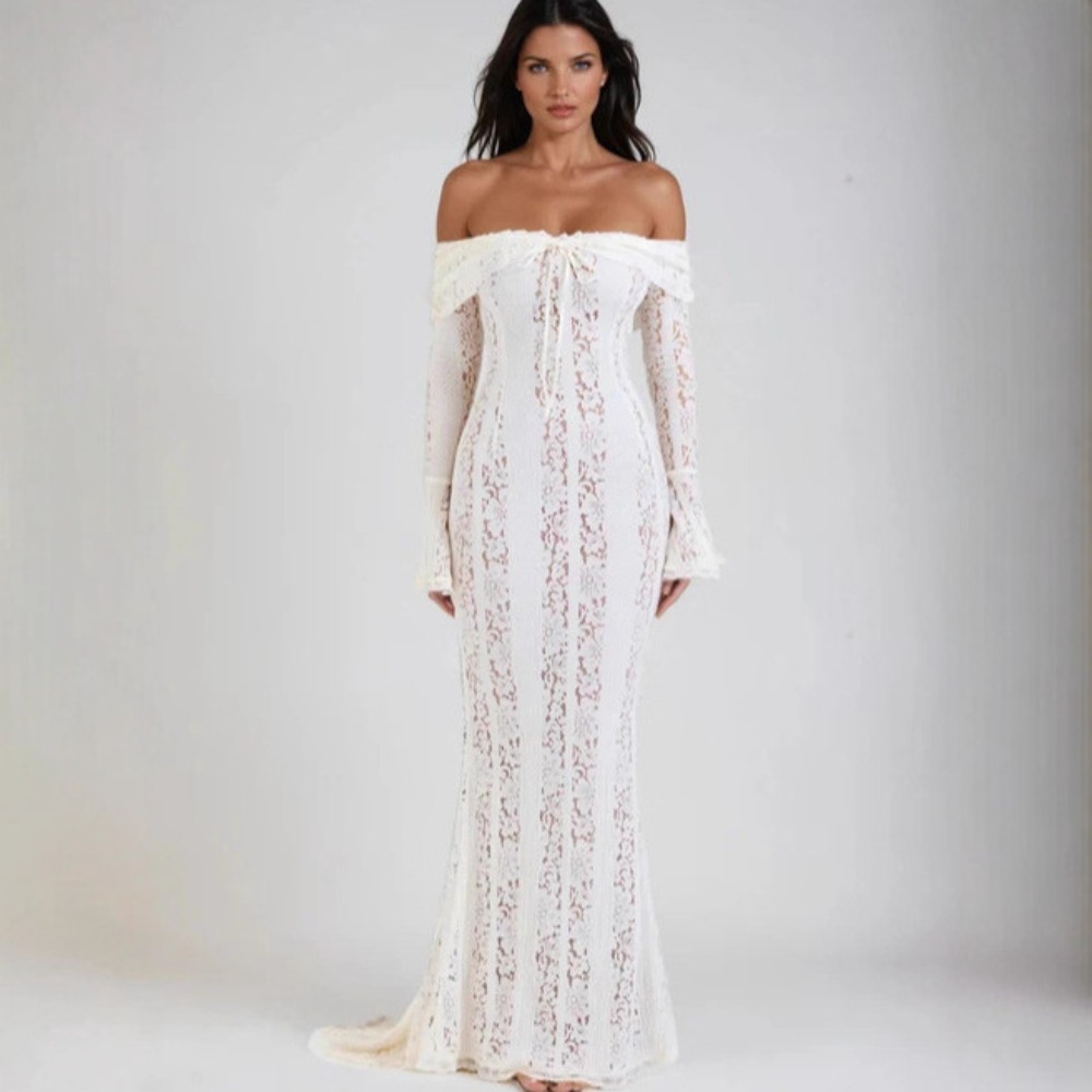 Dress Vintage Hollow Out Flora - Vintage Necklace reseña y precio