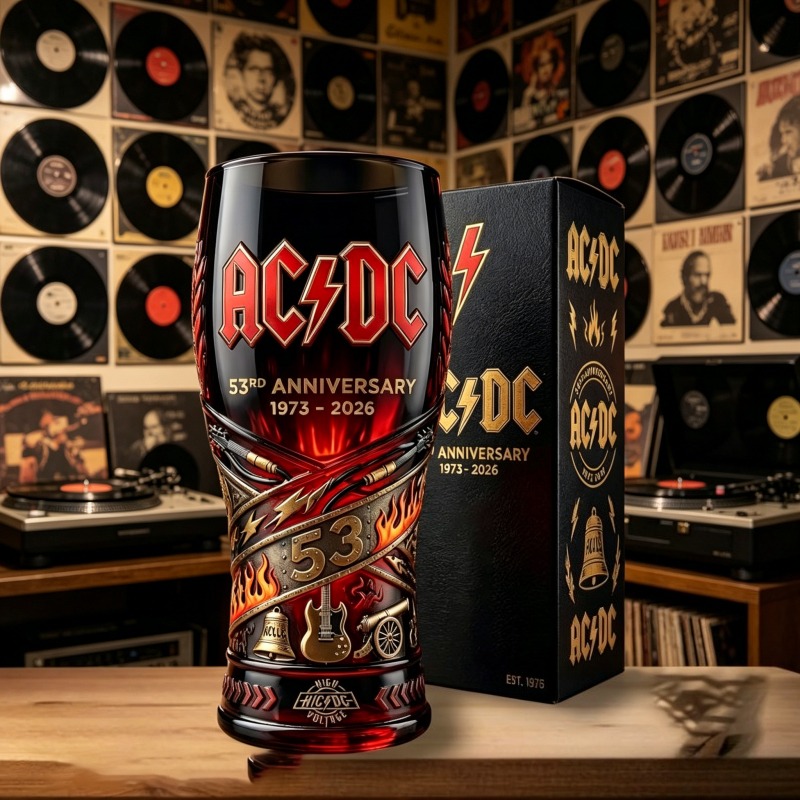 RURUYA AC/DC 53rd Anniversary  - Vintage Collectible Glass reseña y precio
