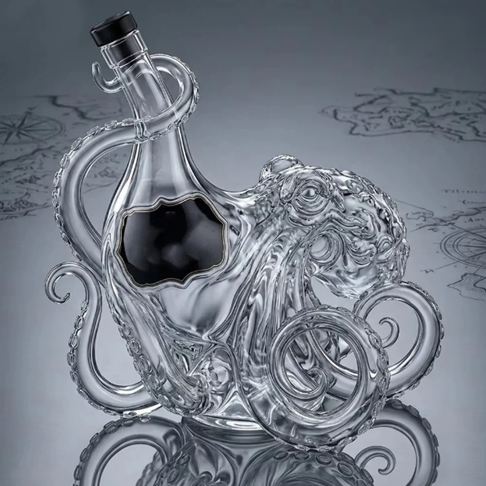 Vintage Kraken Octopus Shaped  - Vintage Collectible Glassware reseña y precio