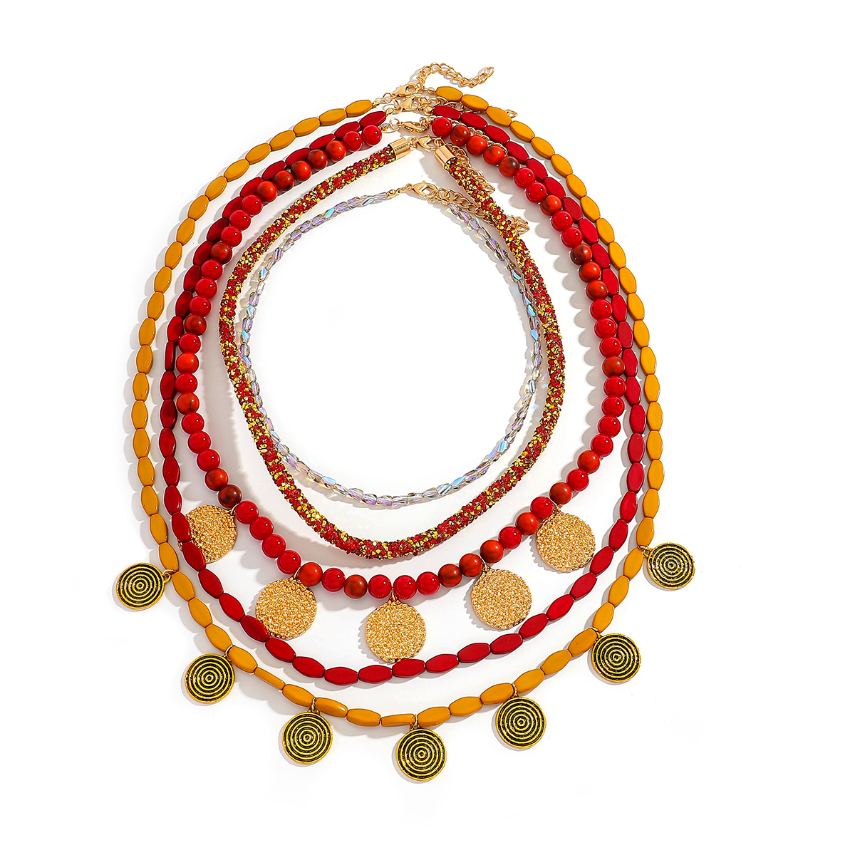 Pack Of Beaded Neckalce For Wo - Vintage Collectible Coins reseña y precio