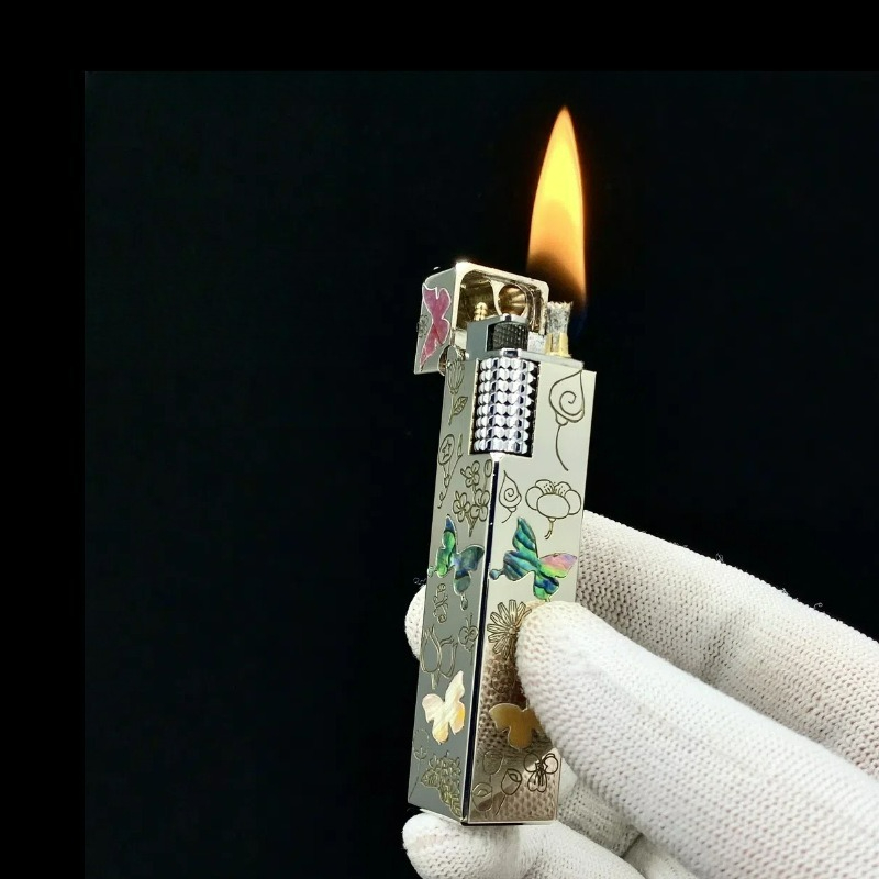 Unusual Brass Four sided Color - Vintage Collectible Lighters reseña y precio