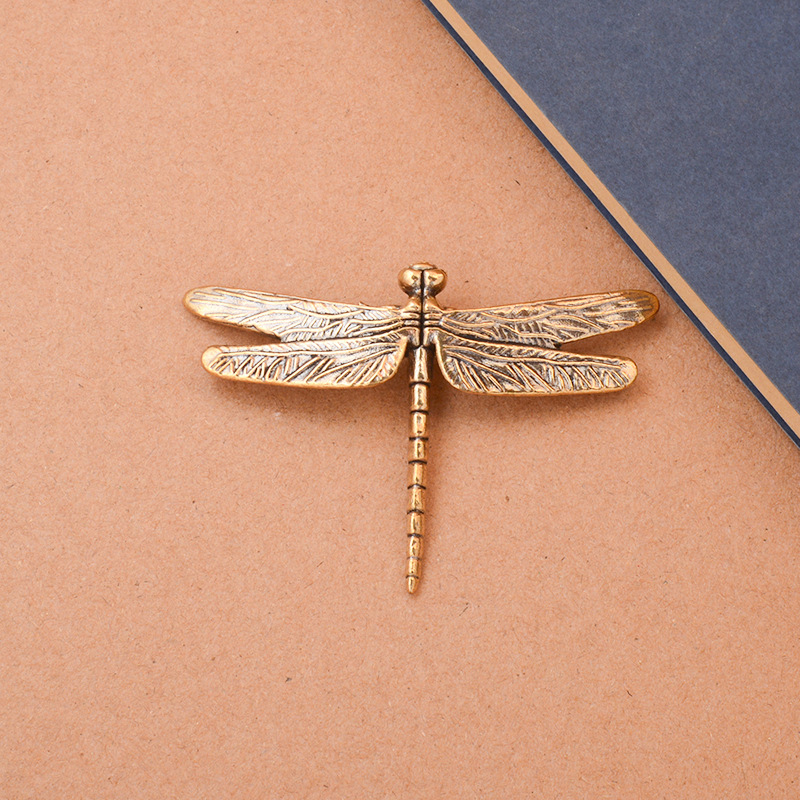 1Pc Vintage Brass Dragonfly Or - Vintage Collectible And Vintage Dolls reseña y precio