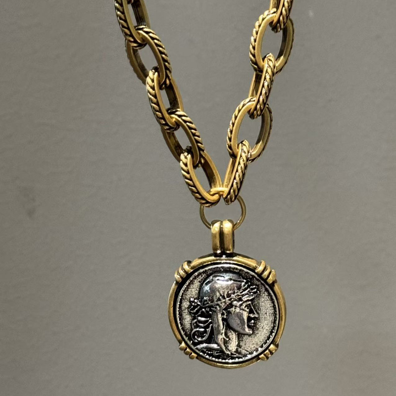 Vintage Chokers Necklace Ancie - Vintage Collectible Coins reseña y precio