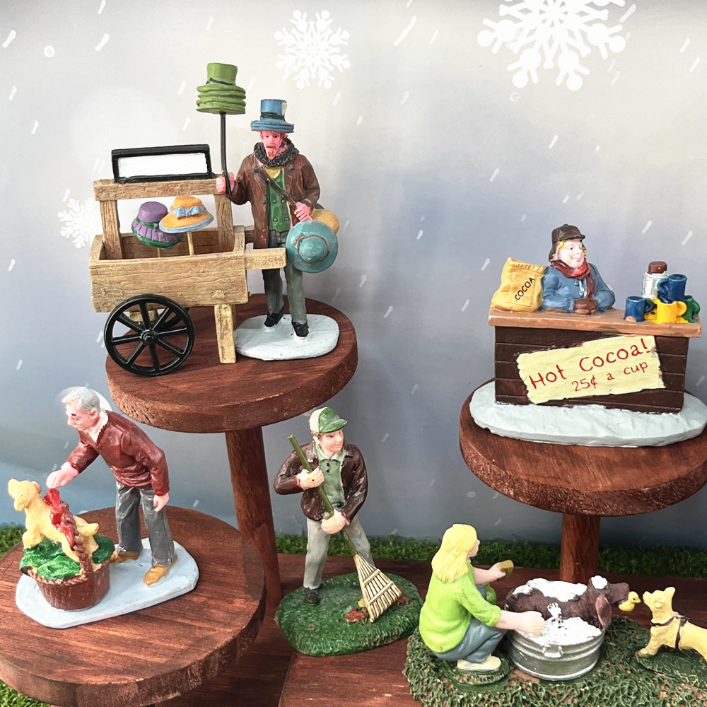 Vintage Christmas Village Figu - Vintage Collectible Market reseña y precio