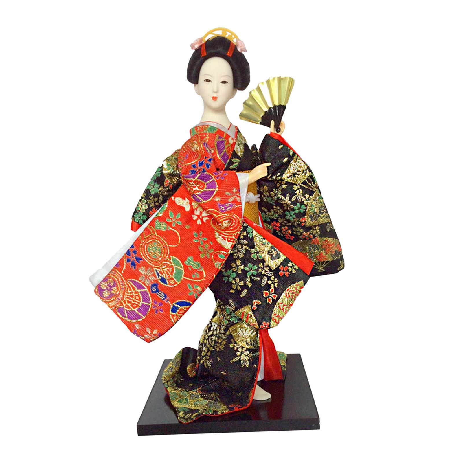 Kimono Dolls Japanese Geisha 1 - Vintage Collectible And Vintage Dolls reseña y precio