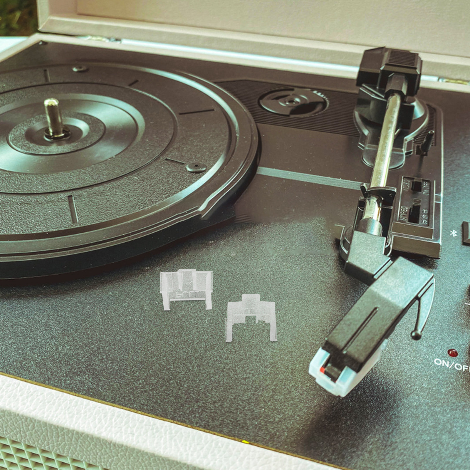 2Pcs Turntable Stylus Protecto - Record Player Needle reseña y precio