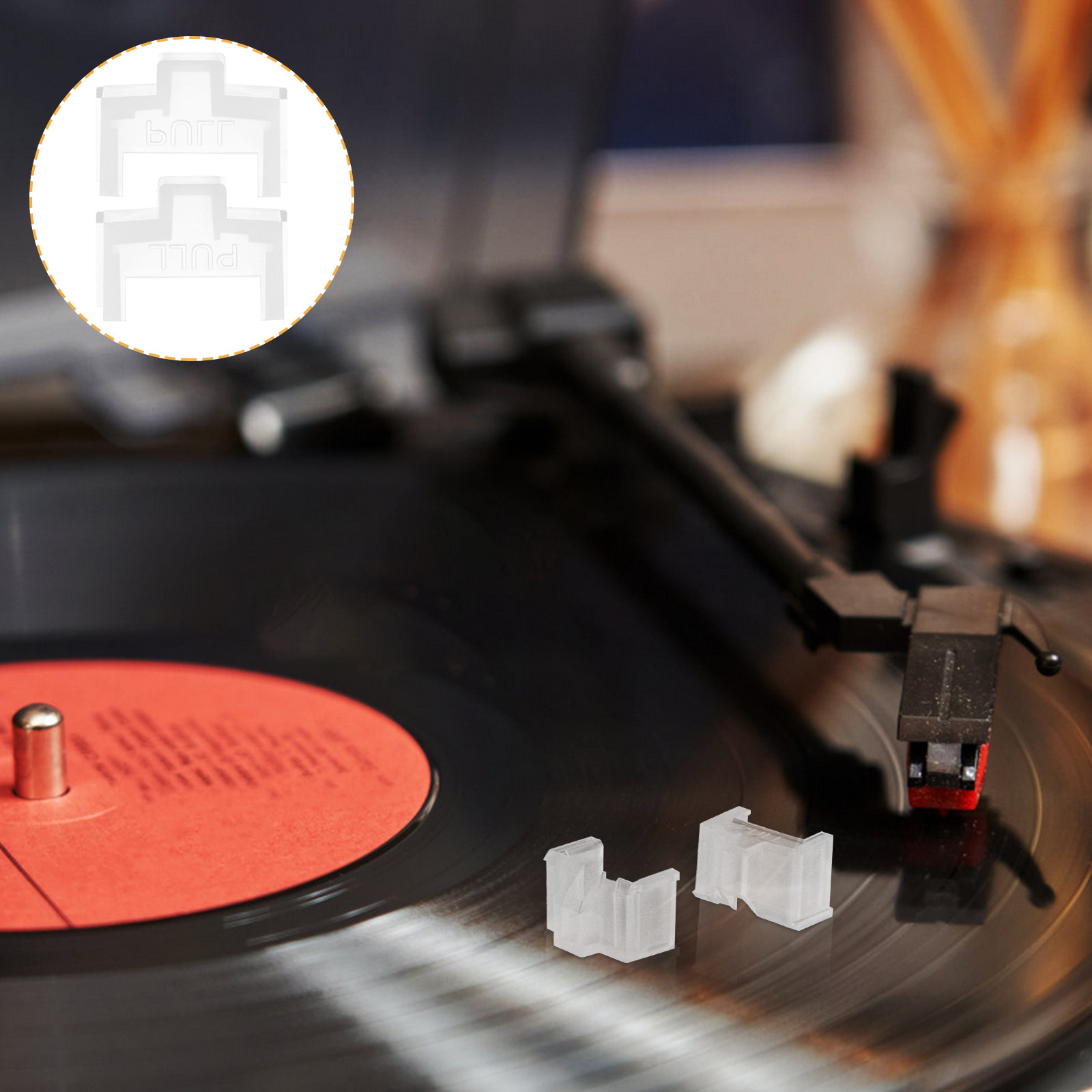 2Pcs Turntable Stylus Protecto - Record Player Needle reseña y precio