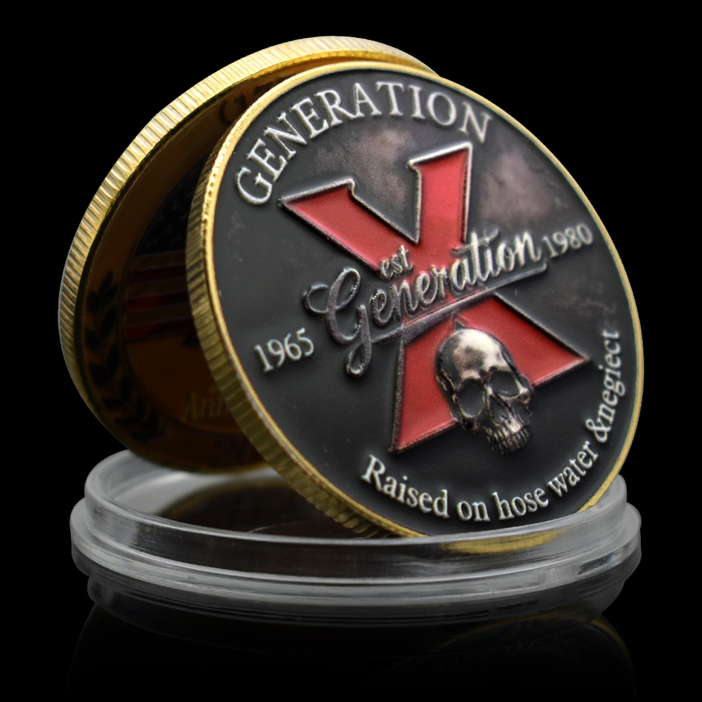 Generation X Skull Metal Coin  - Vintage Collectible Coins reseña y precio