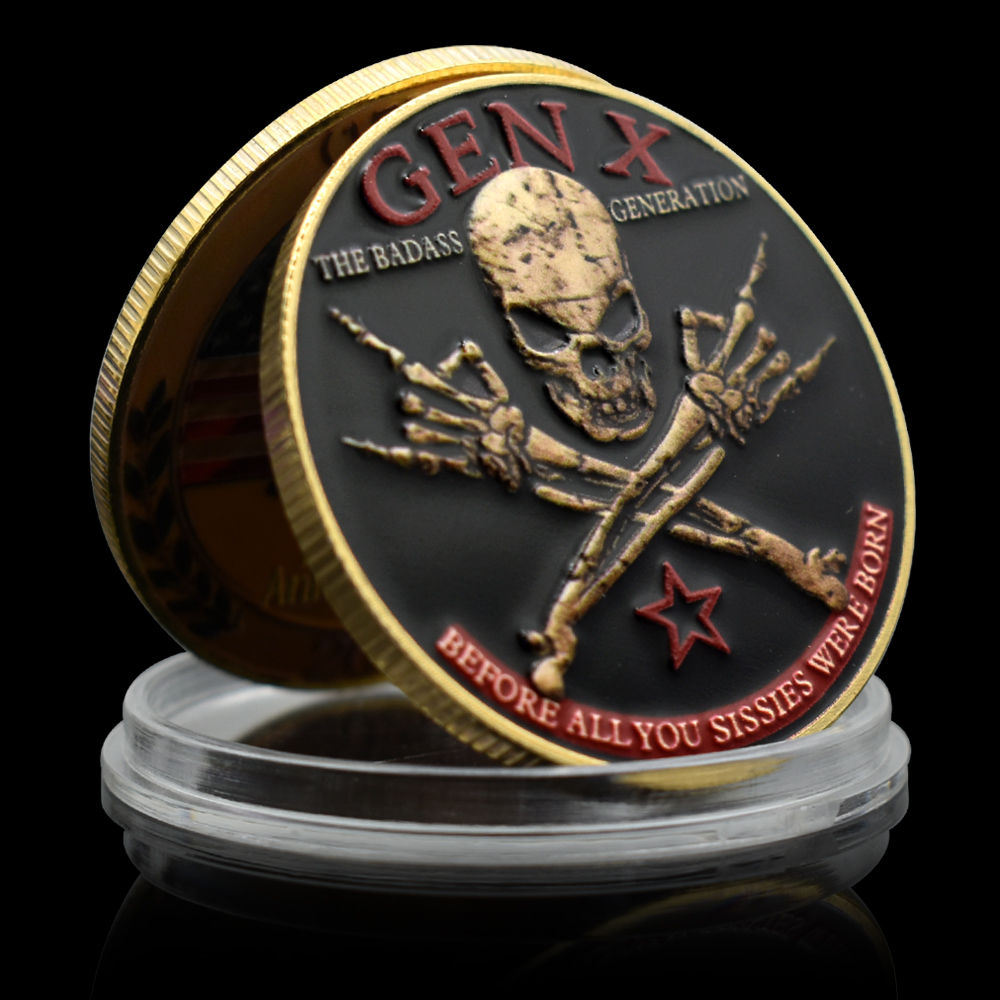 Generation X Skull Metal Coin  - Vintage Collectible Coins reseña y precio
