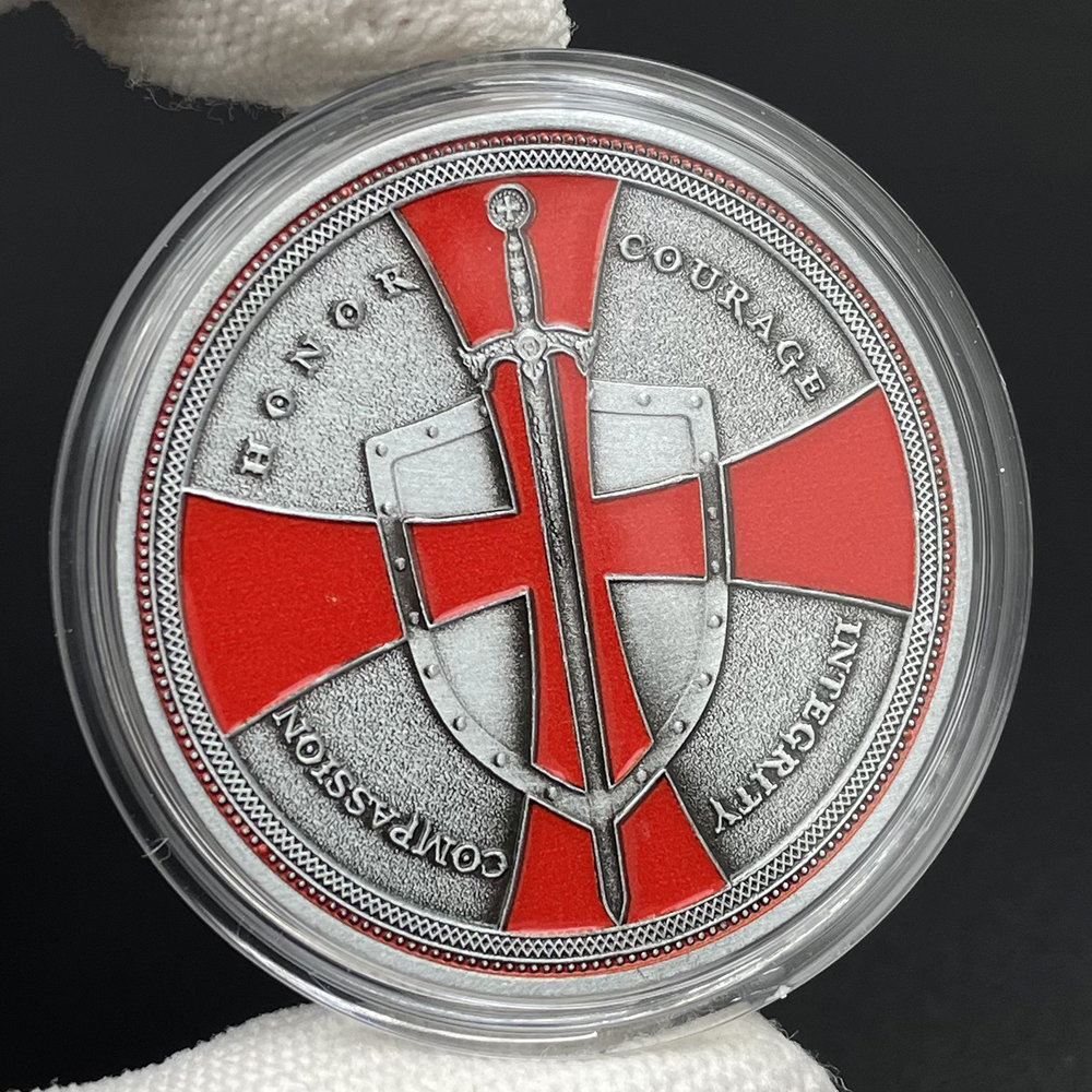 Knight Templar Challenge Coin  - Vintage Collectible Coins reseña y precio