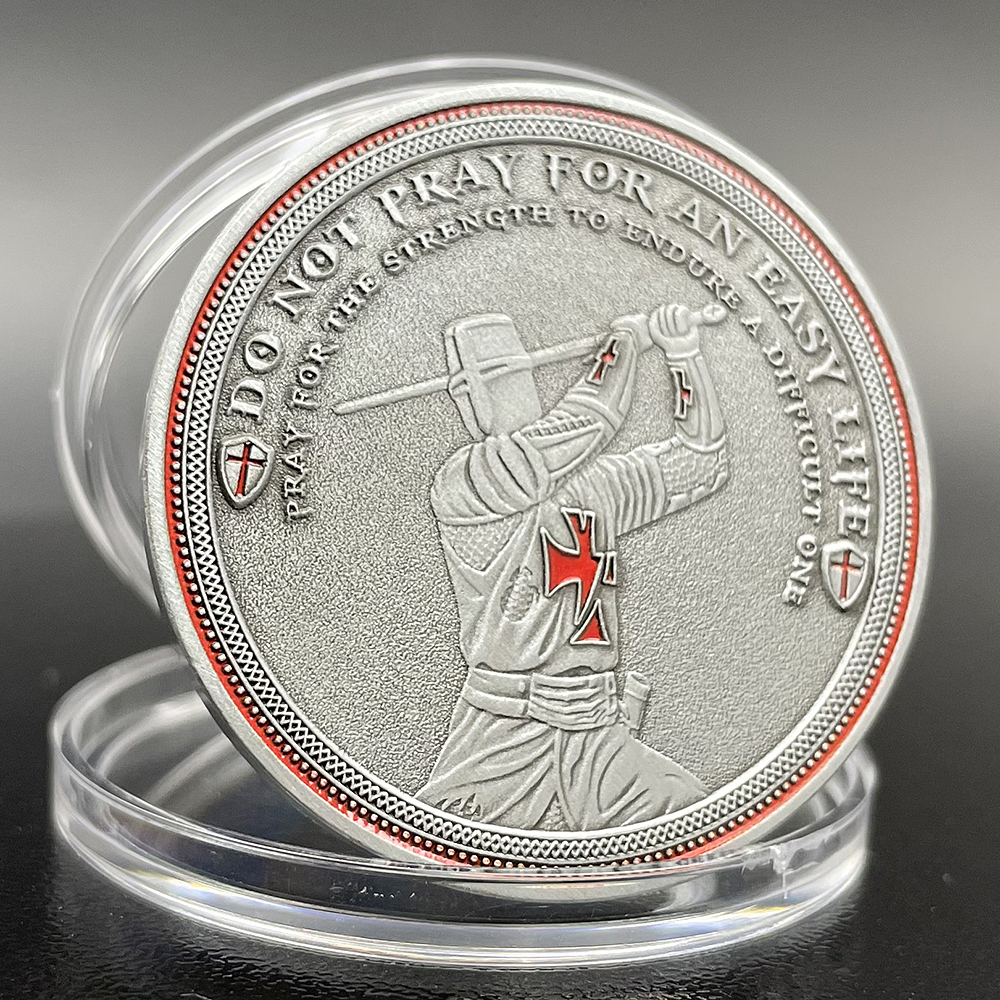 Knight Templar Challenge Coin  - Vintage Collectible Coins reseña y precio